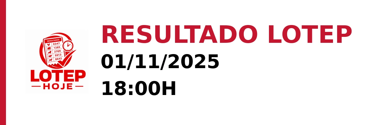 Lotep em 01/11/2025 às 18:00