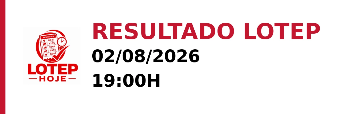 Lotep em 02/08/2026 às 19:00