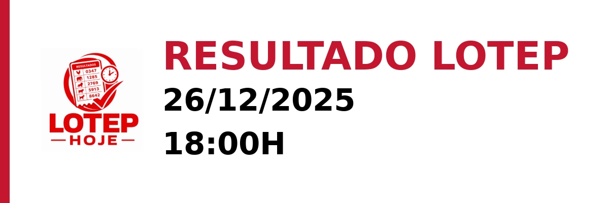 Lotep em 26/12/2025 às 18:00