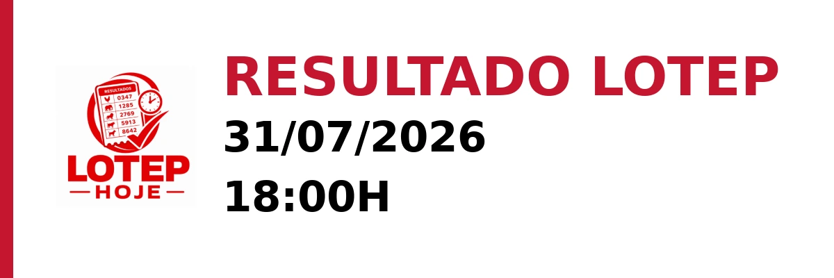 Lotep em 31/07/2026 às 18:00